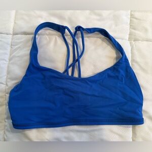 Lululemon Blue Cross Strap Sports Bra